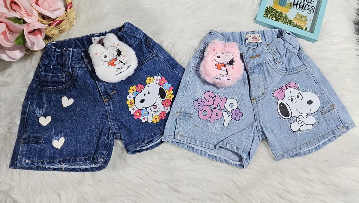 Short Snoopy denim