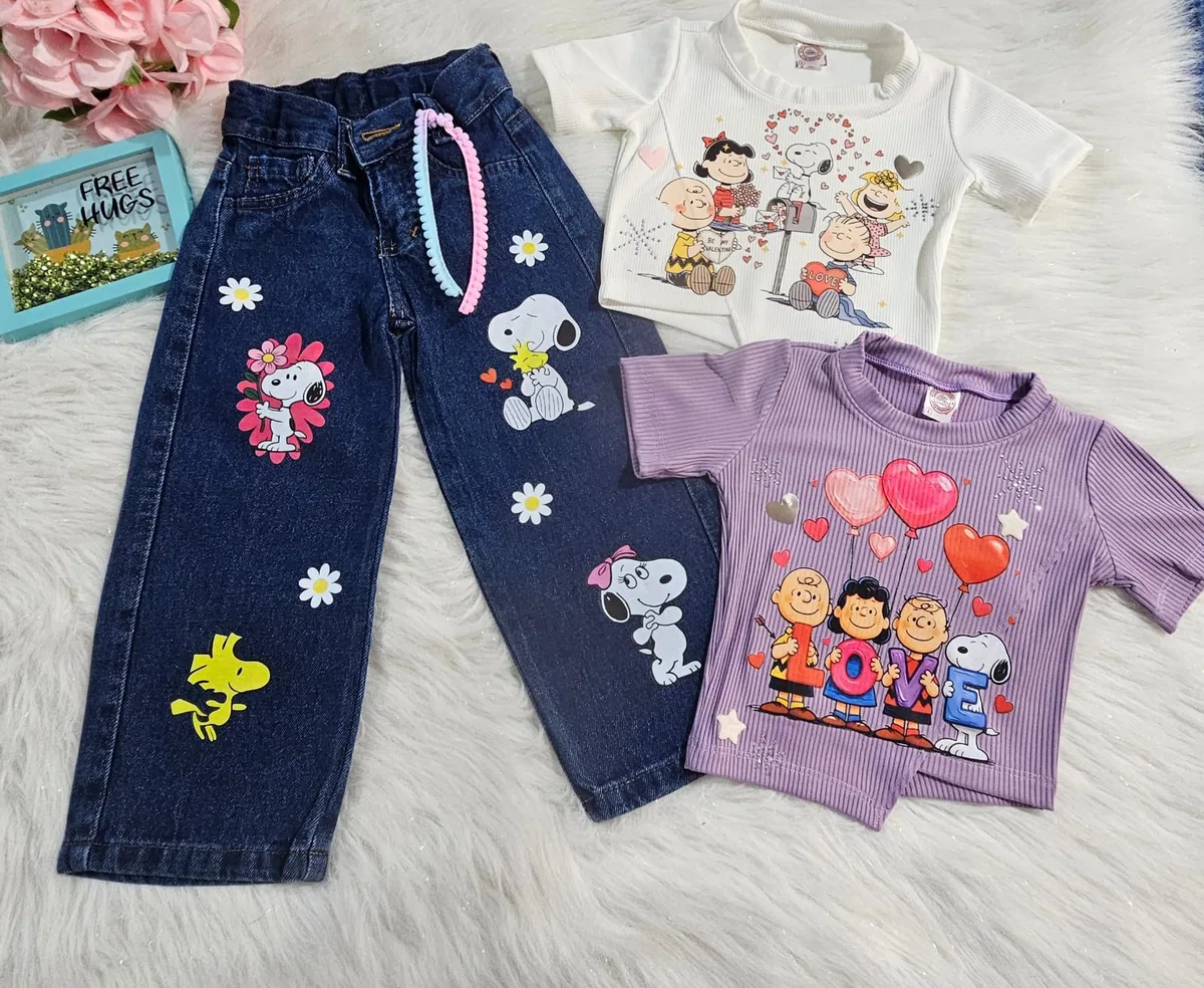 Conjunto jean Mariposa Lila imagen 3